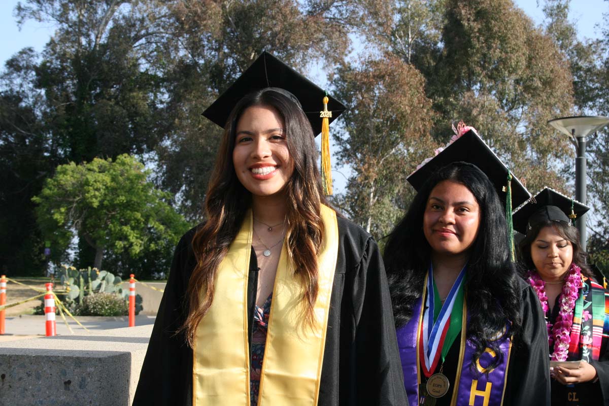 Students at Commencement