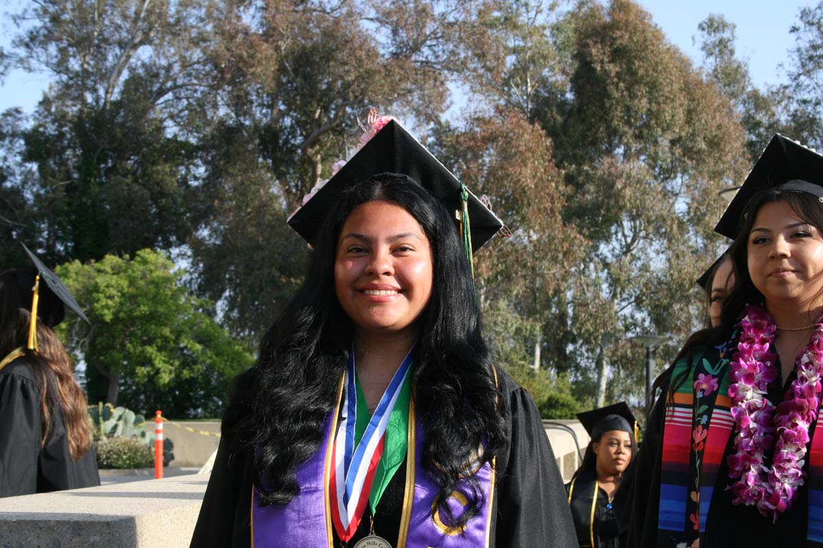 Students at Commencement
