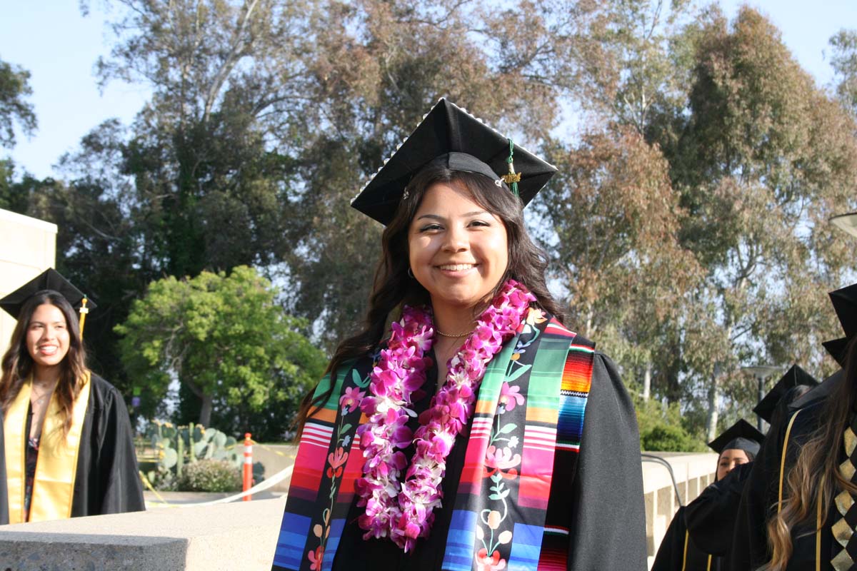 Students at Commencement