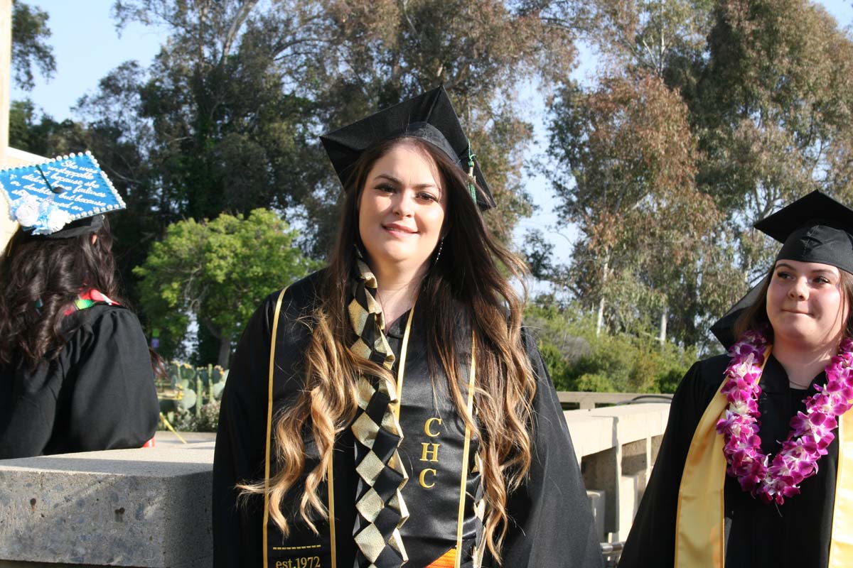 Students at Commencement