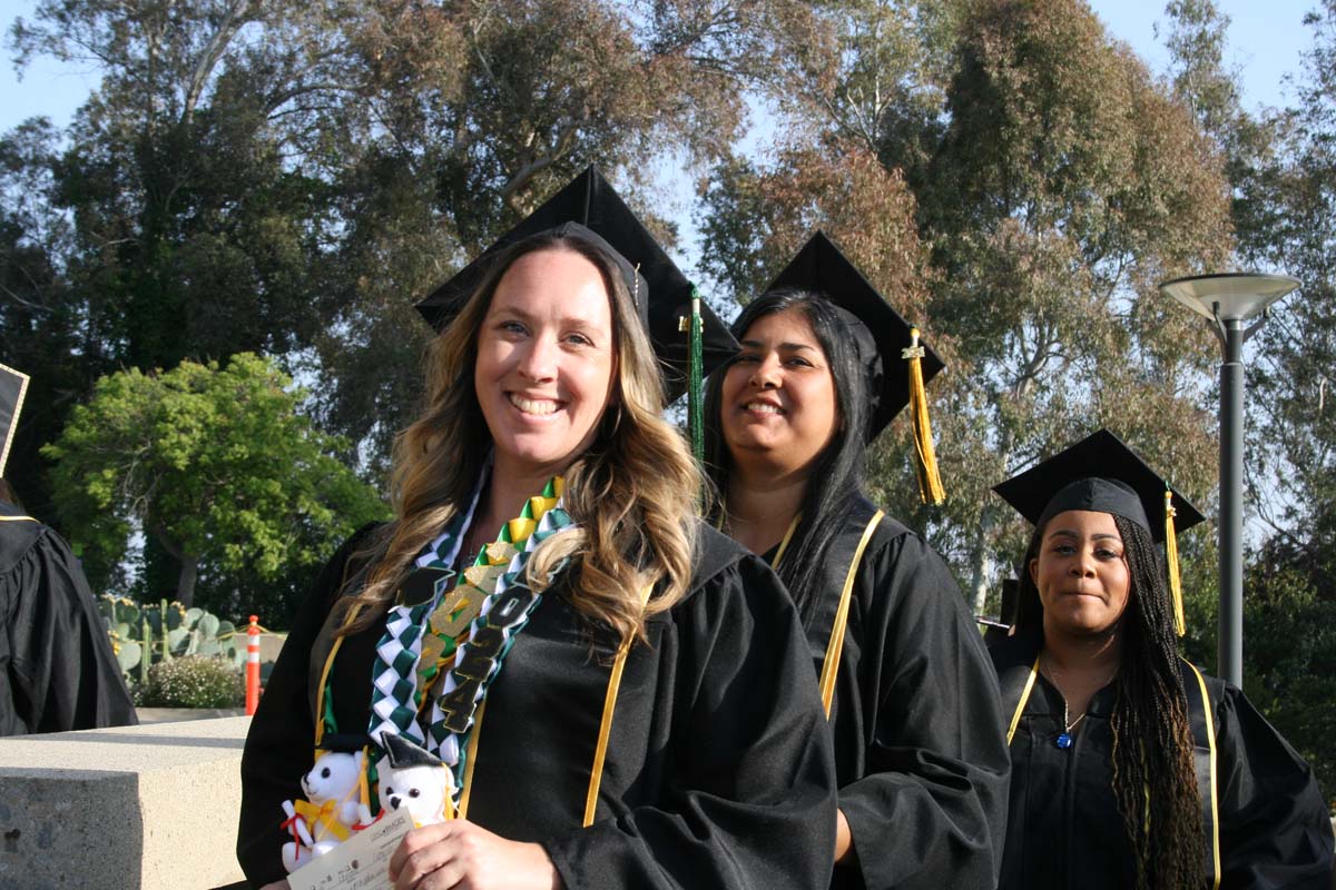 Students at Commencement