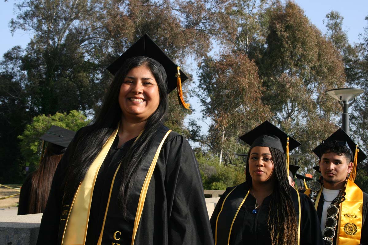 Students at Commencement