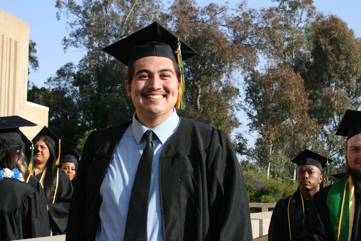 Students at Commencement