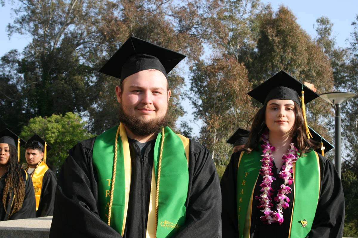 Students at Commencement