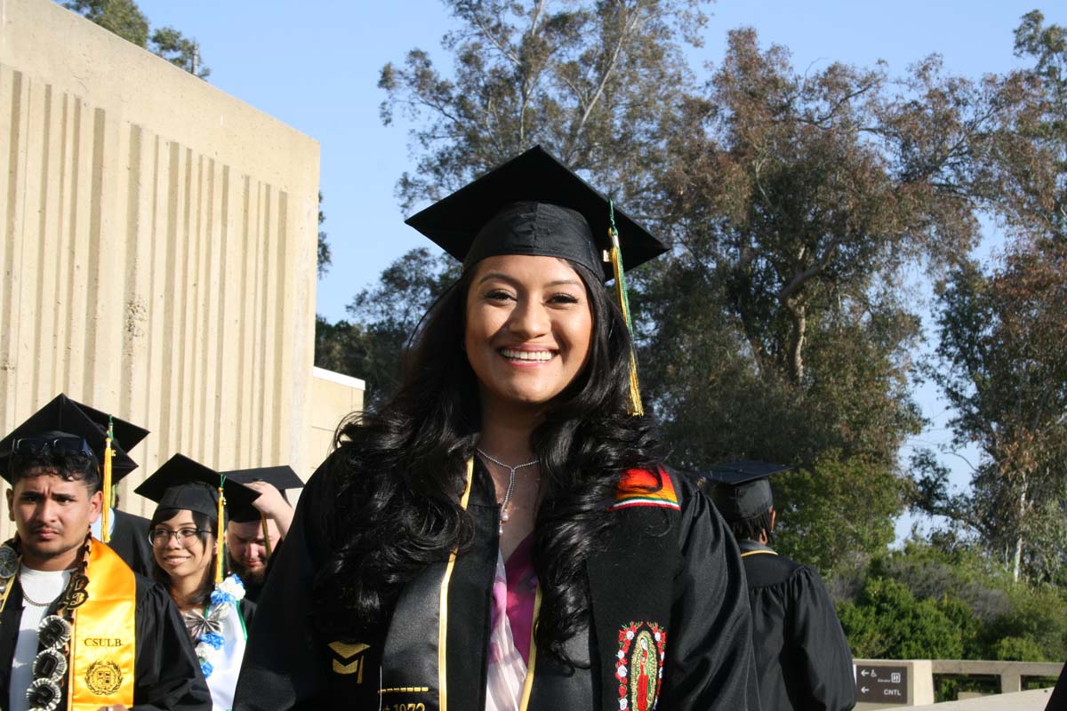 Students at Commencement