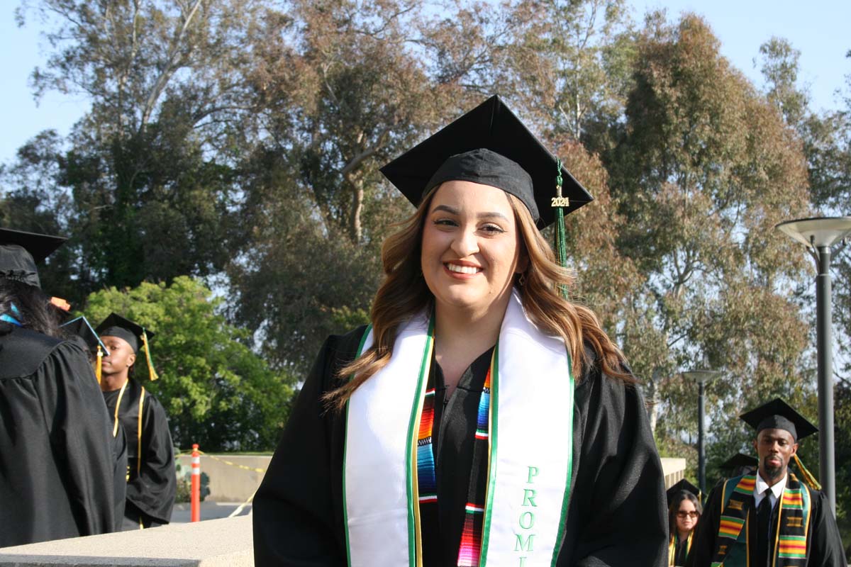 Students at Commencement