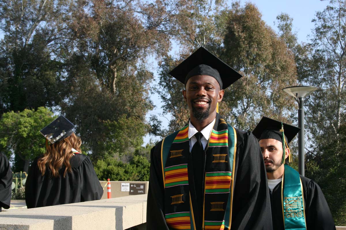 Students at Commencement