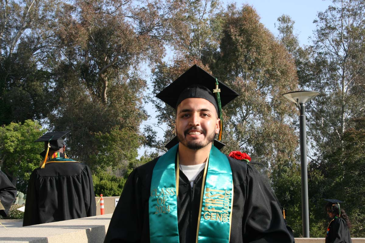 Students at Commencement