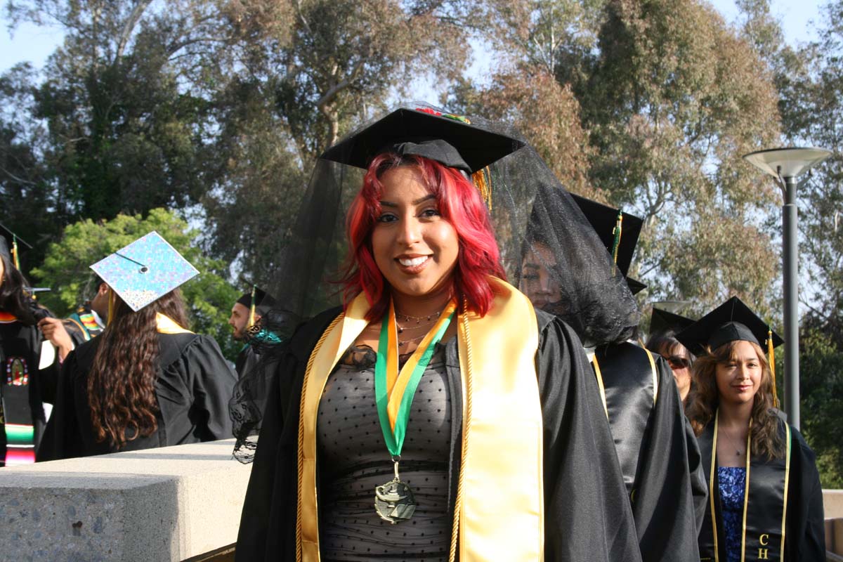 Students at Commencement