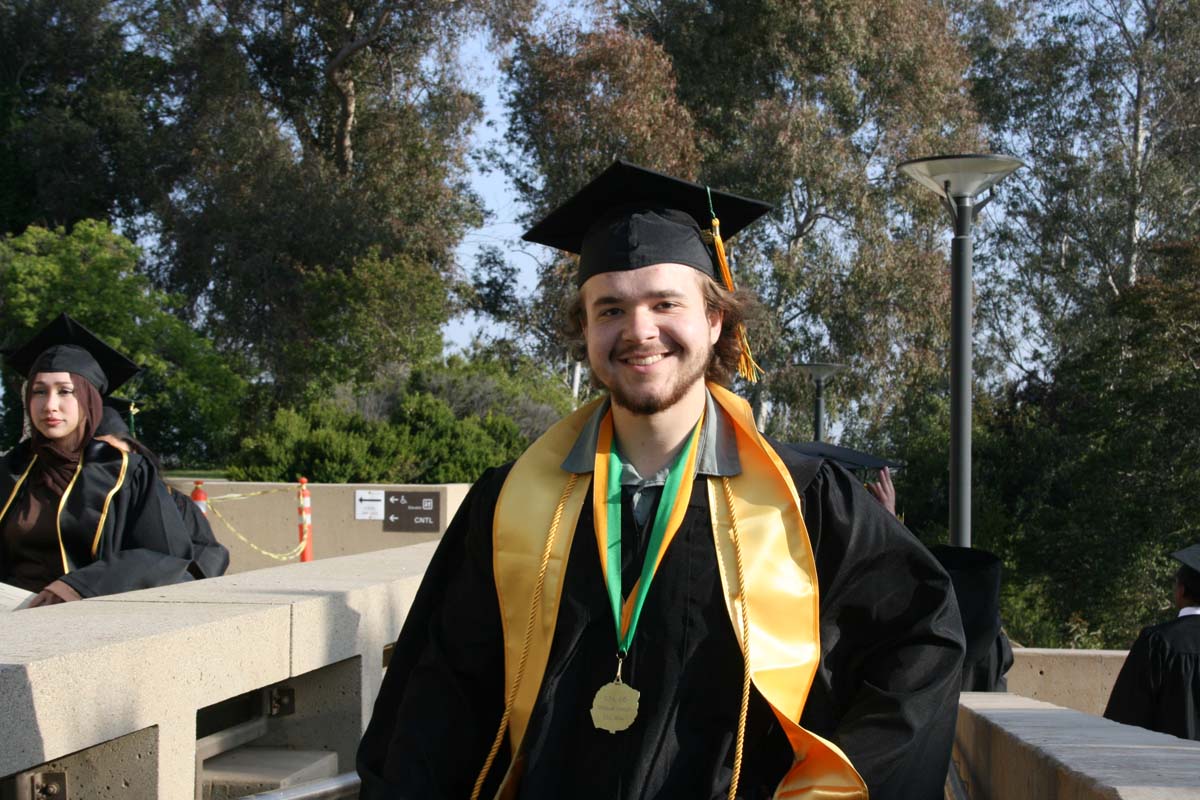 Students at Commencement