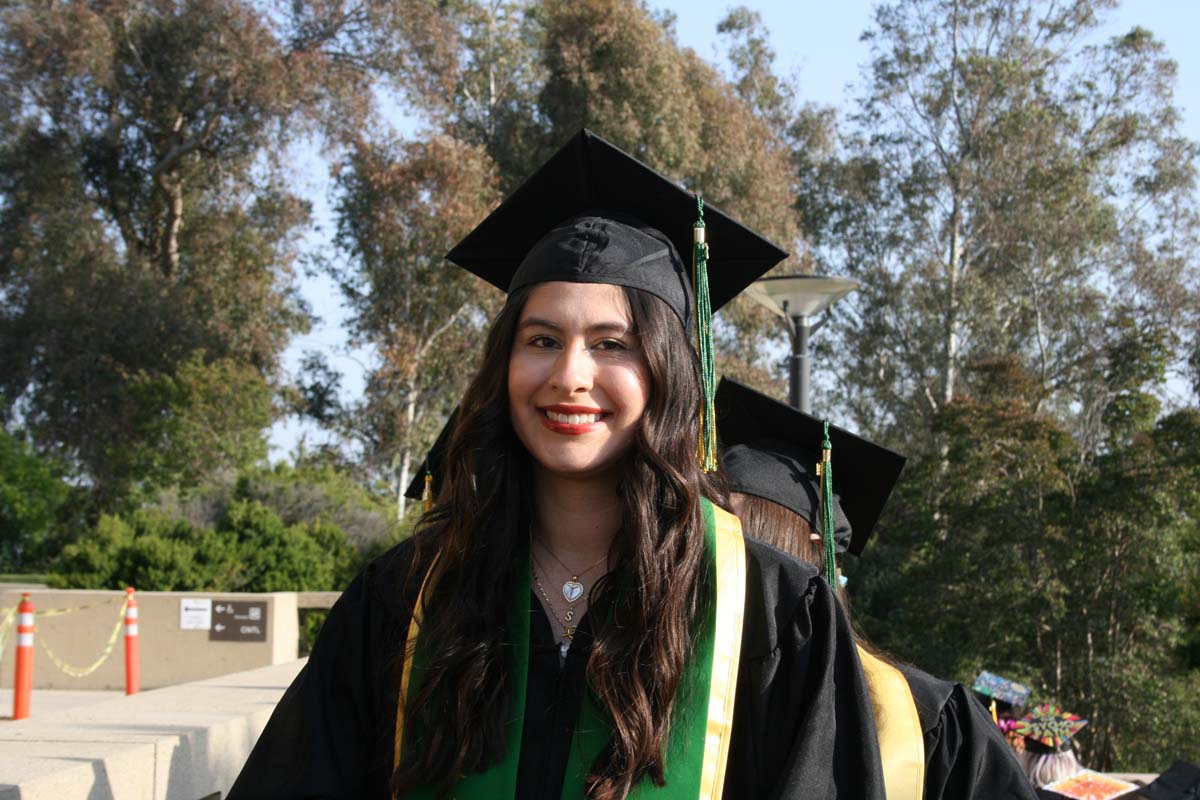 Students at Commencement
