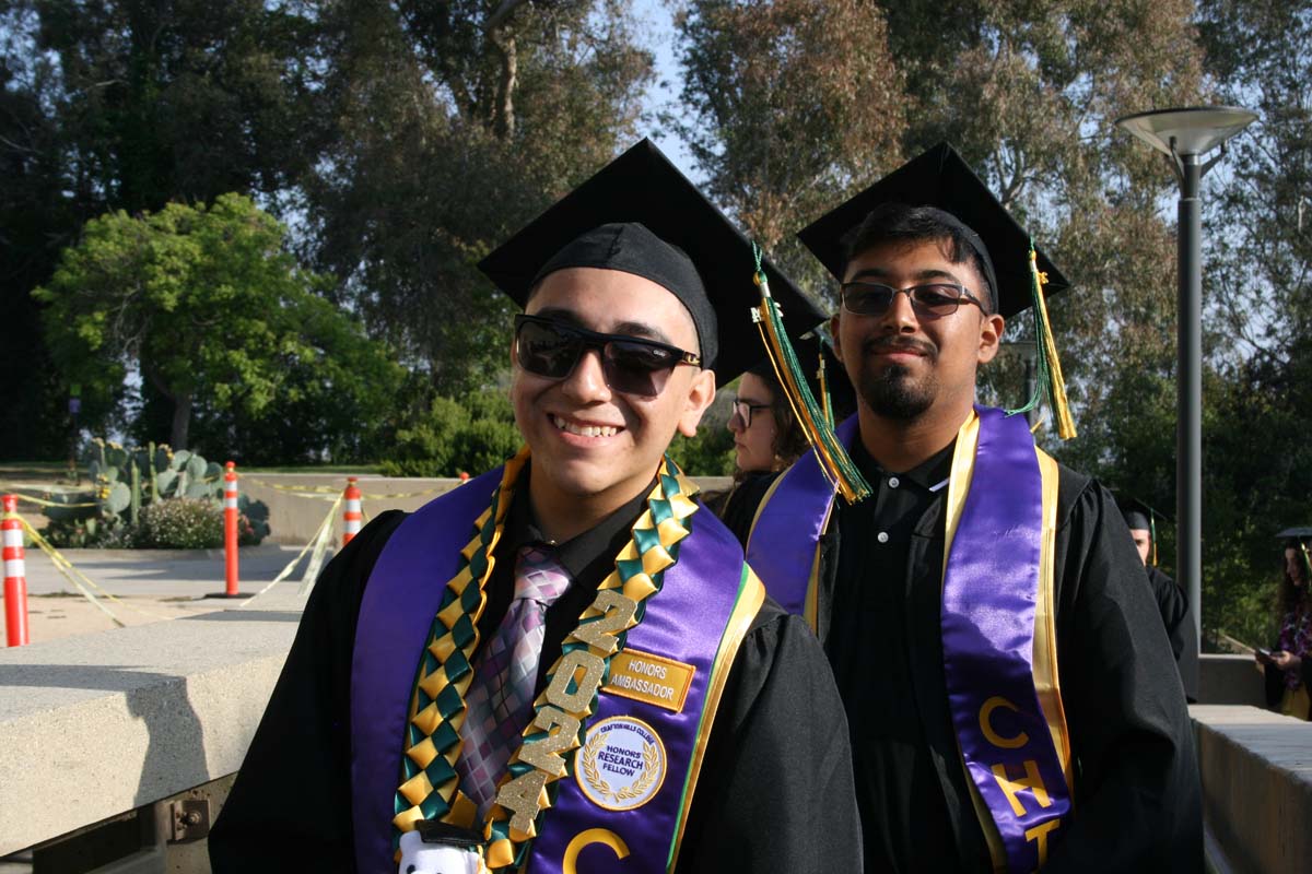 Students at Commencement
