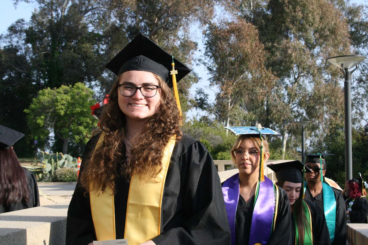 Students at Commencement