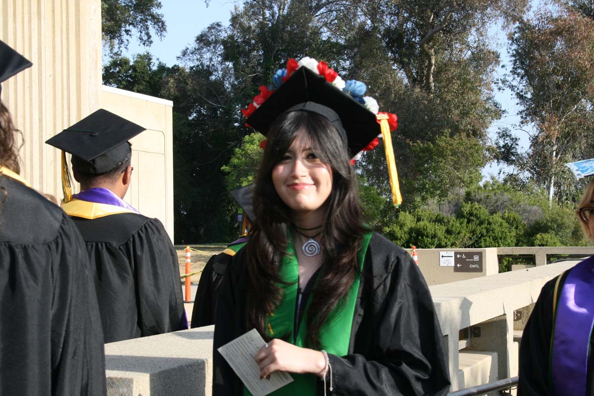 Students at Commencement