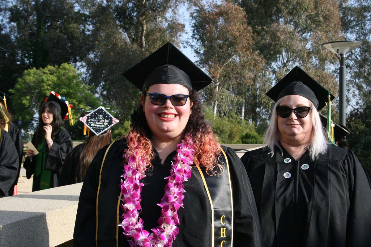 Students at Commencement