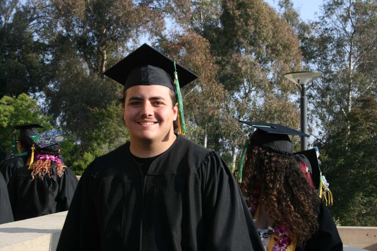 Students at Commencement