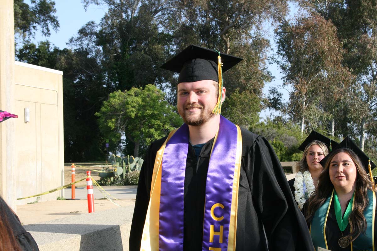 Students at Commencement