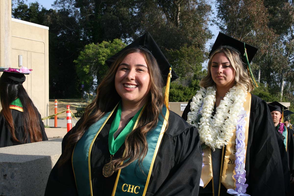 Students at Commencement