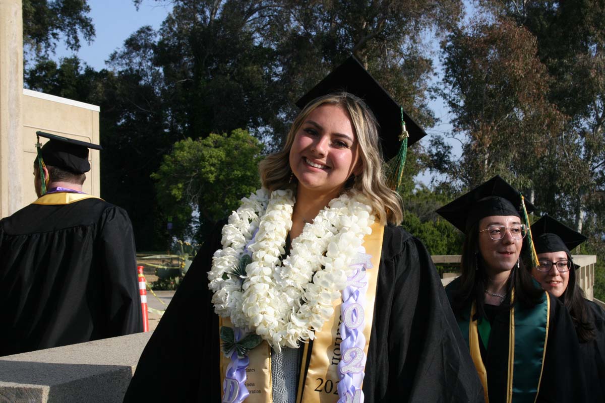 Students at Commencement