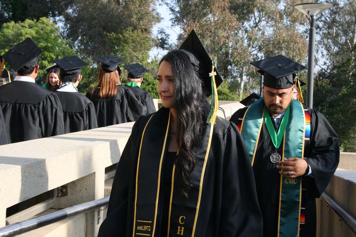 Students at Commencement
