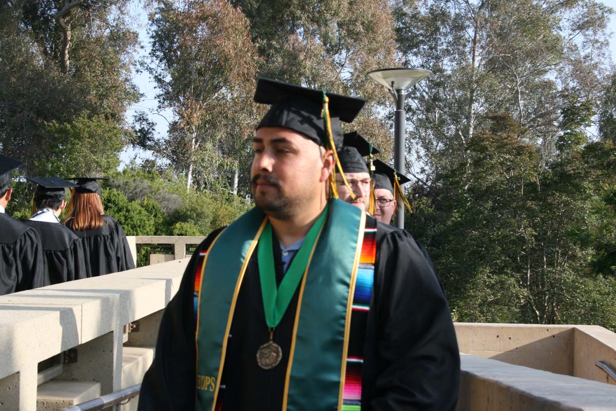Students at Commencement