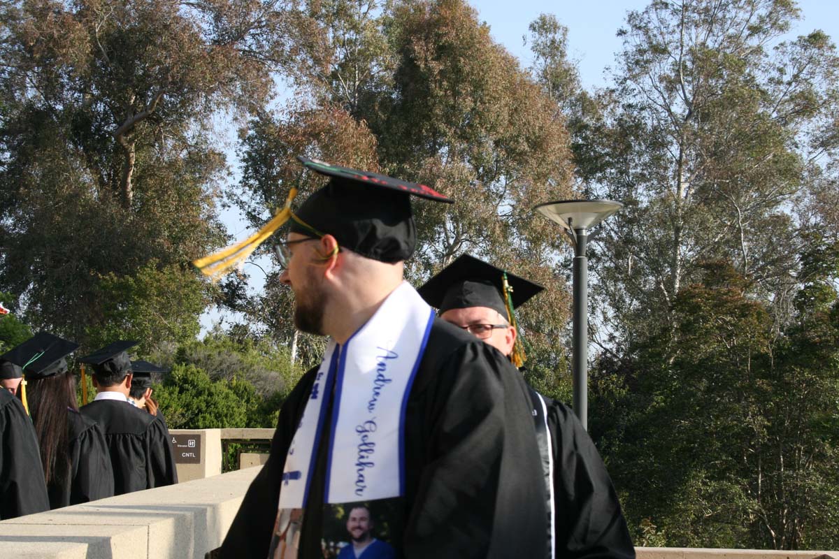 Students at Commencement