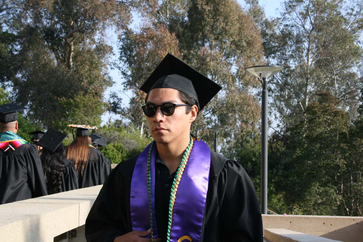 Students at Commencement