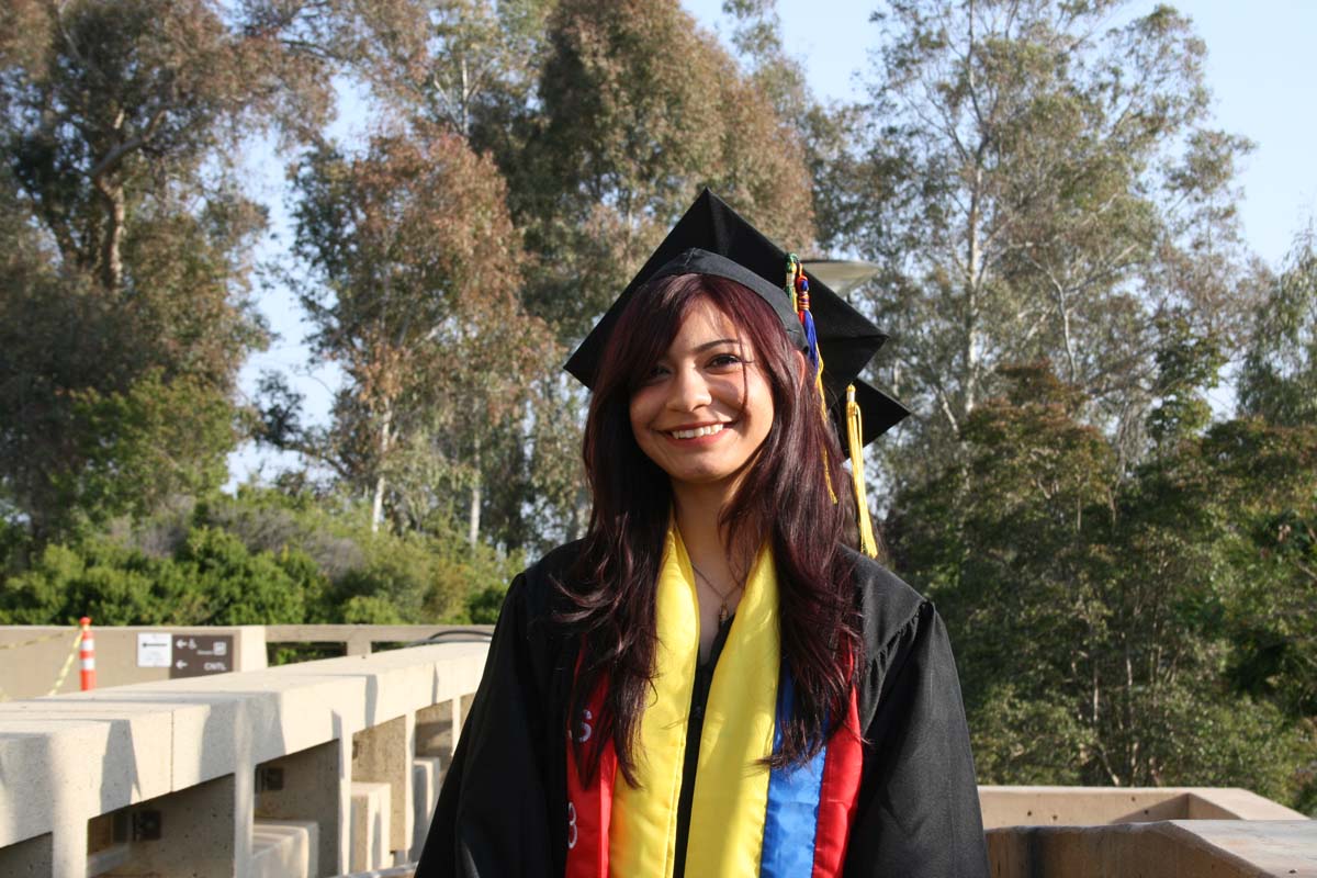 Students at Commencement