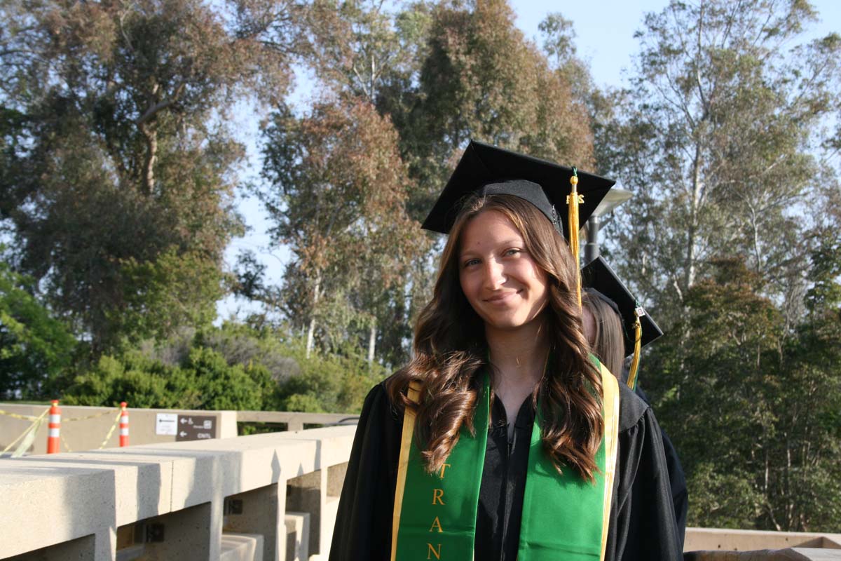 Students at Commencement