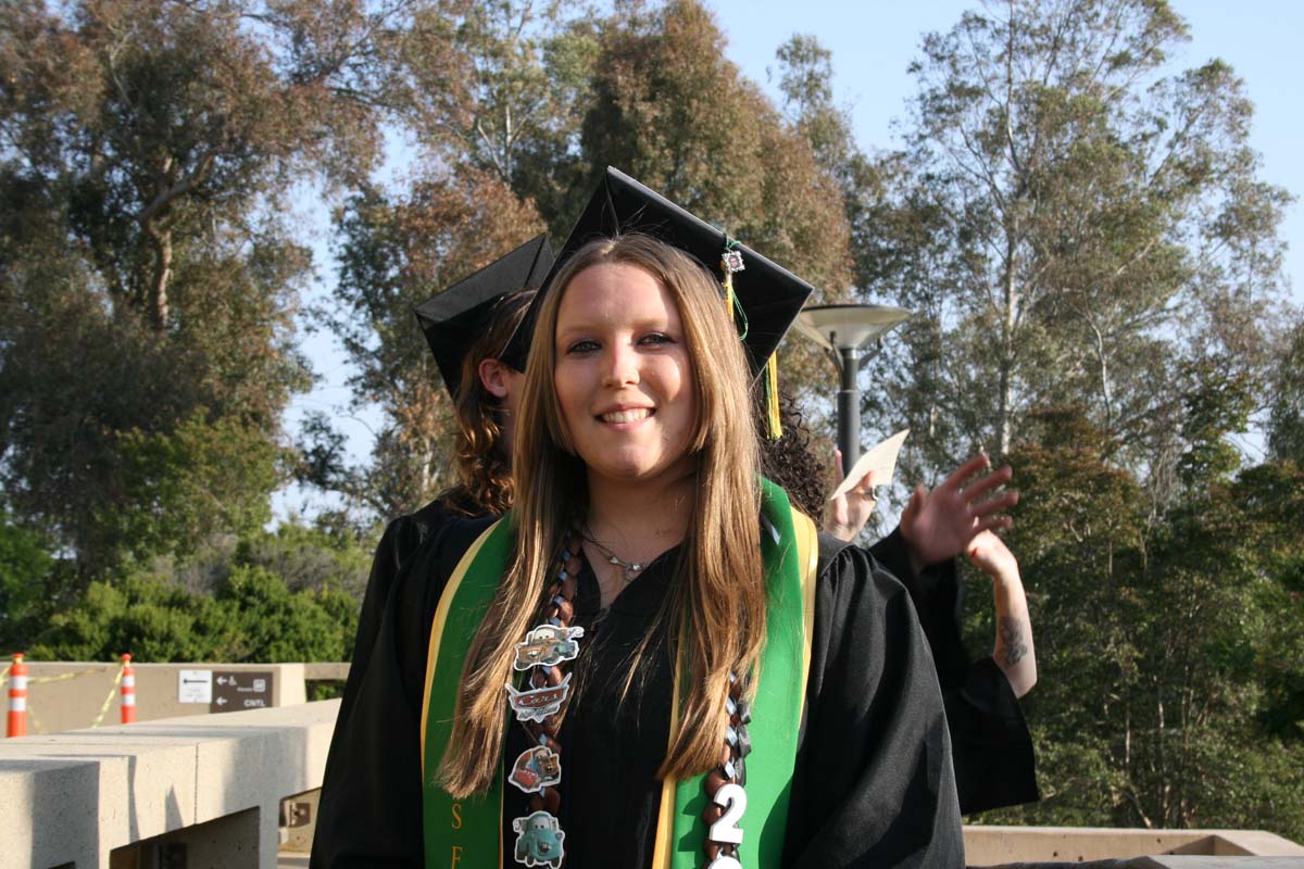 Students at Commencement