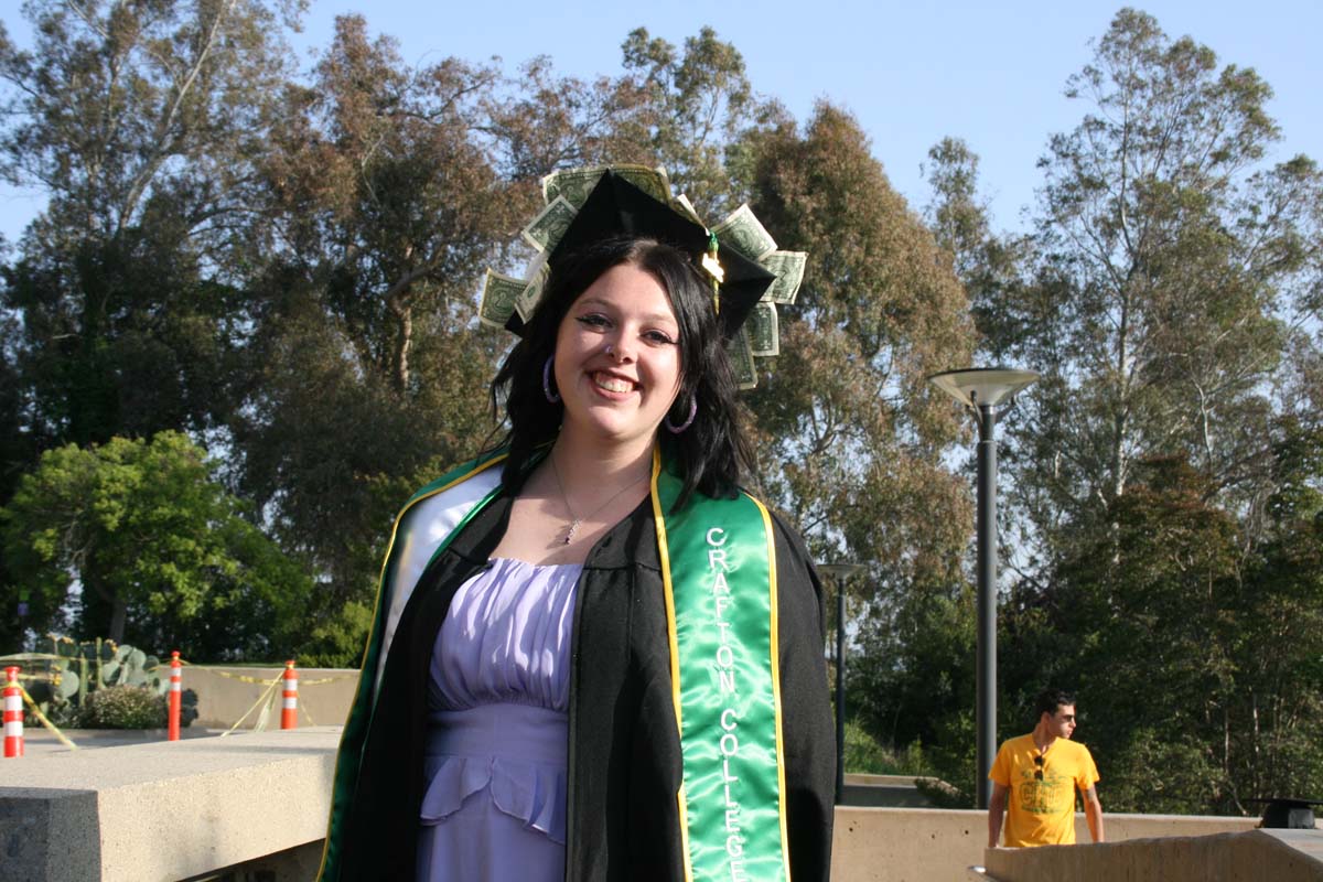 Students at Commencement