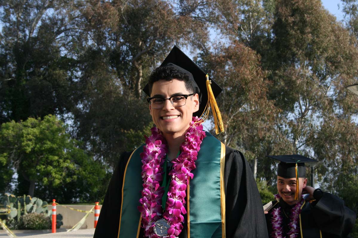 Students at Commencement