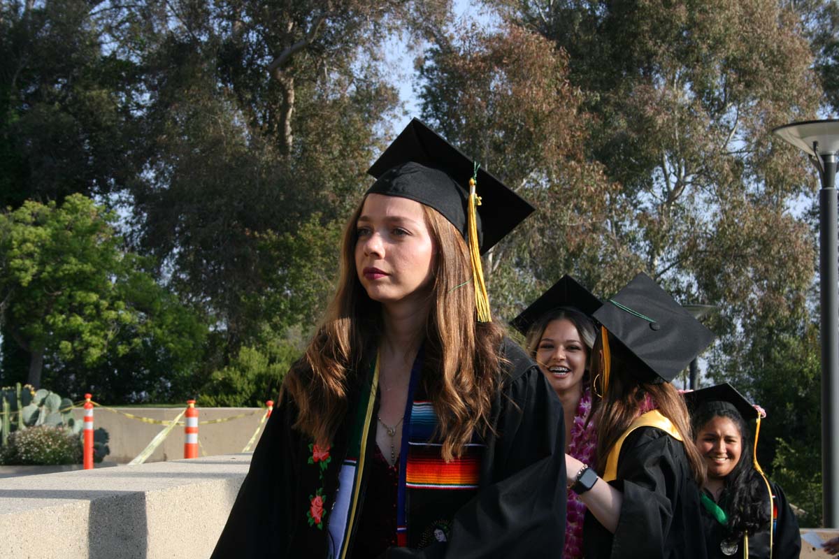 Students at Commencement