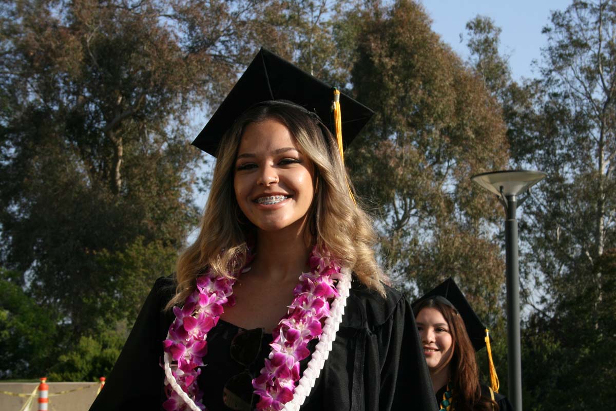 Students at Commencement