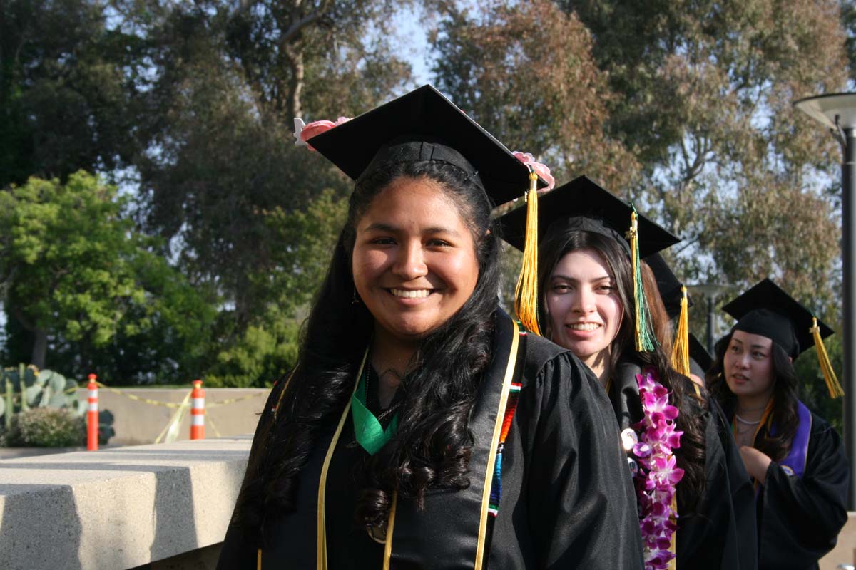 Students at Commencement