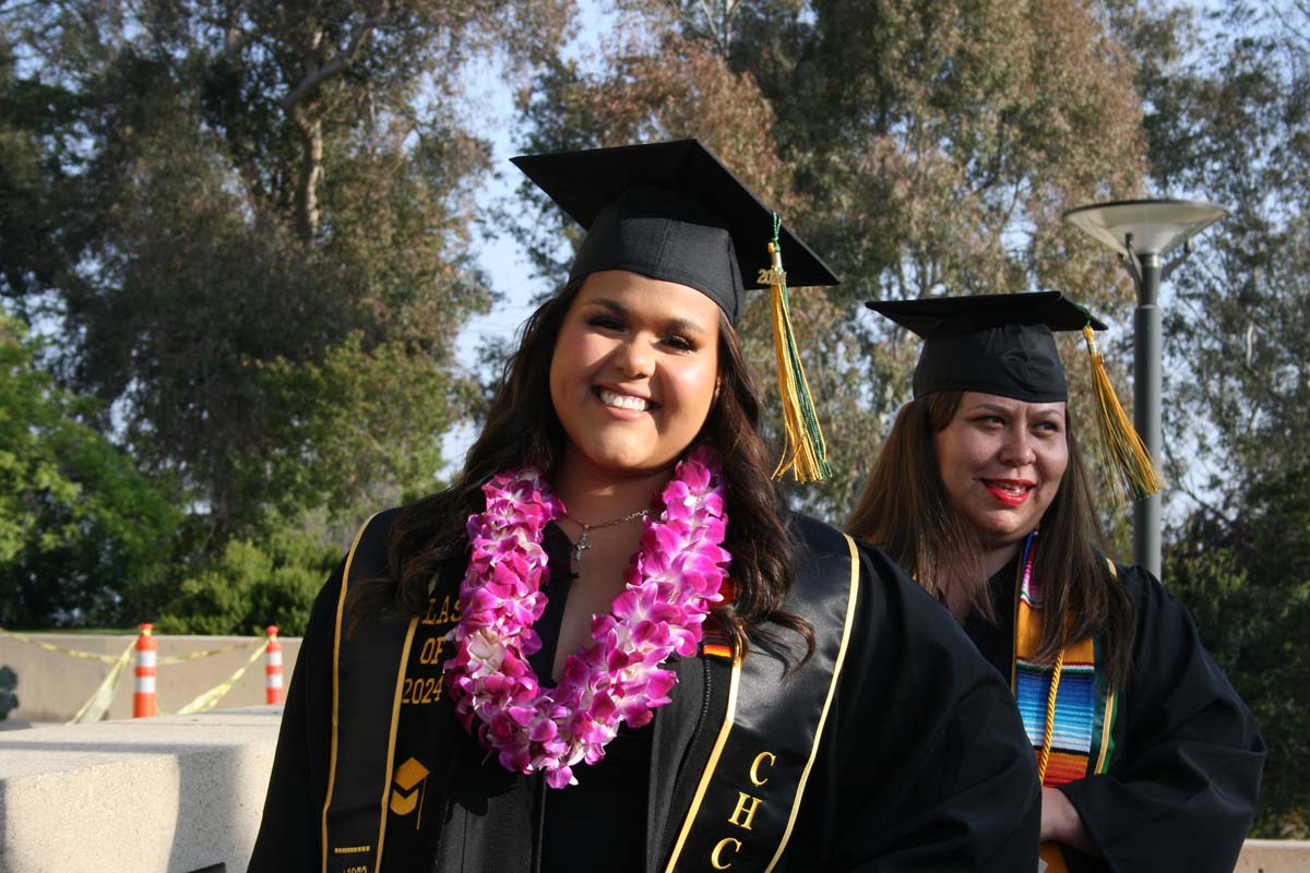 Students at Commencement