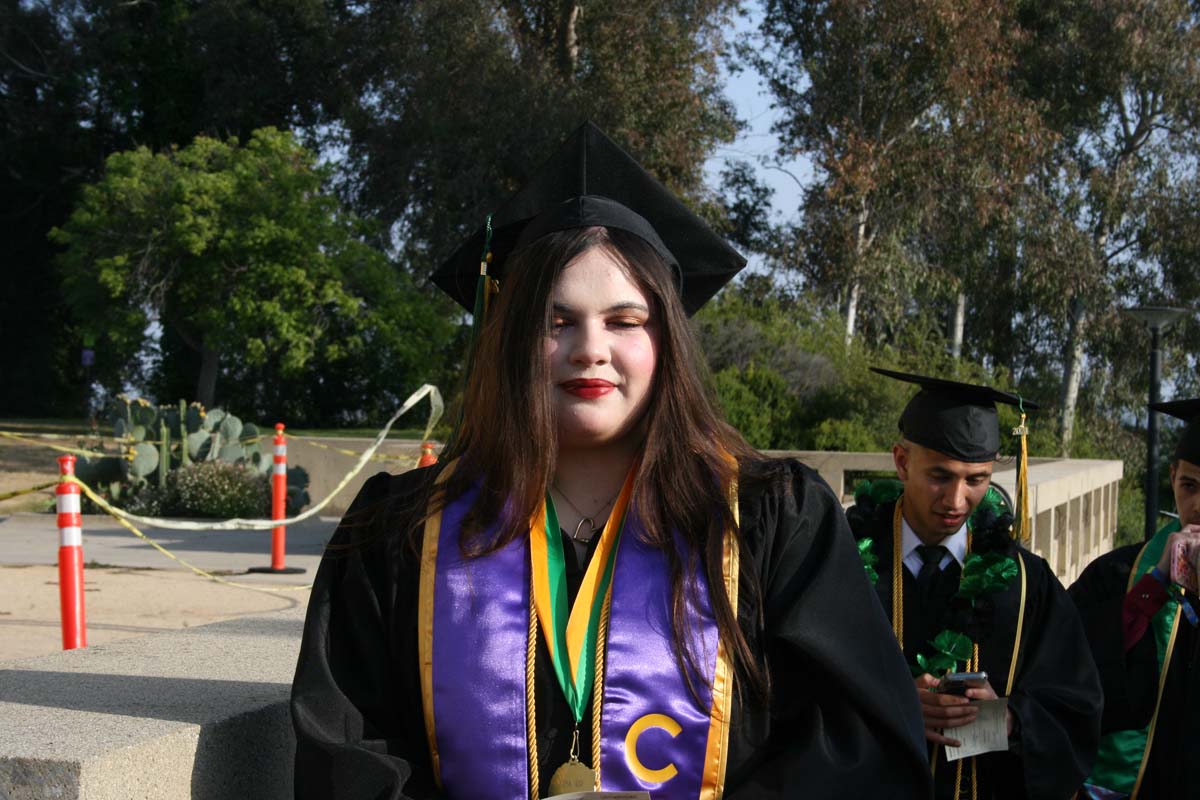 Students at Commencement