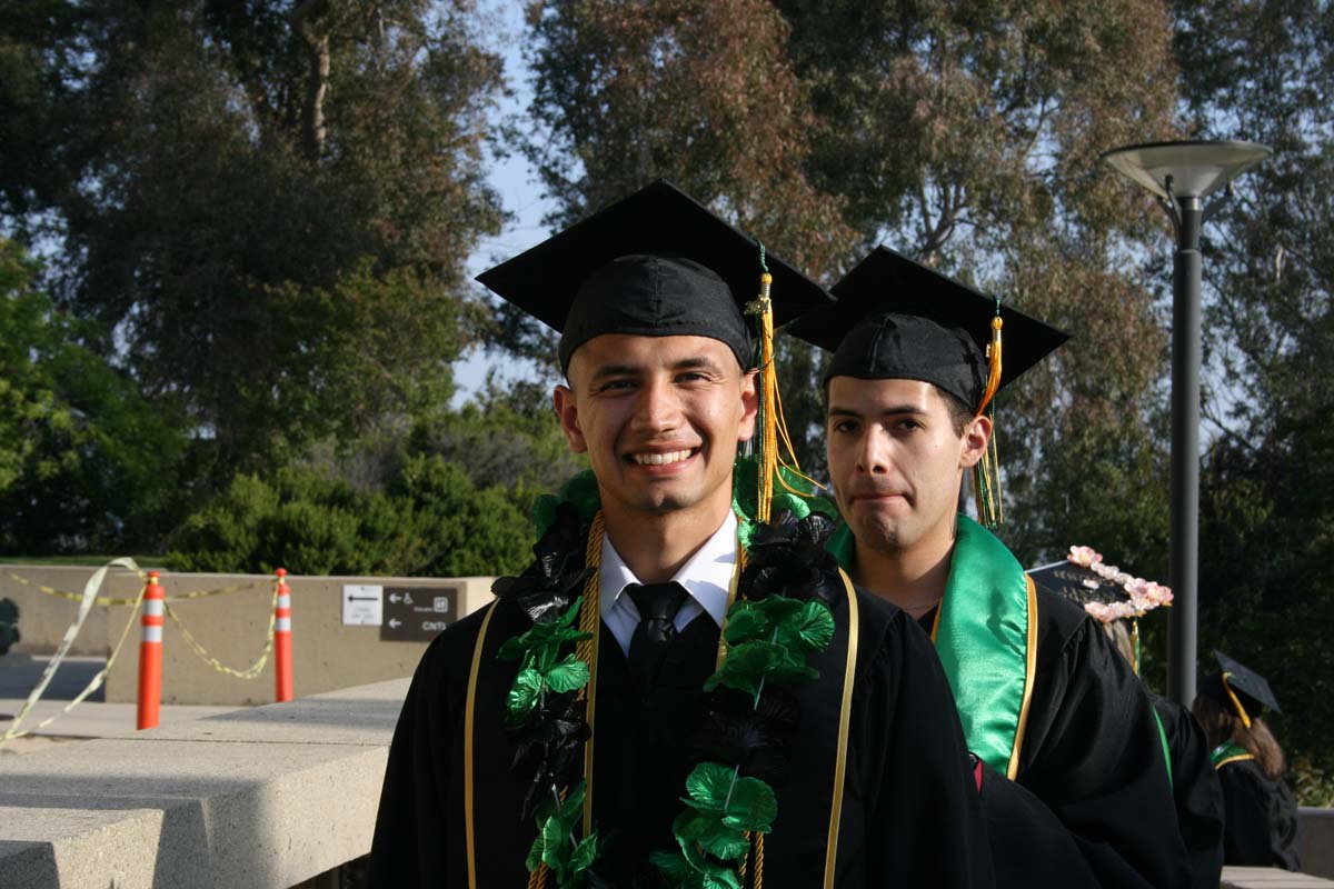 Students at Commencement