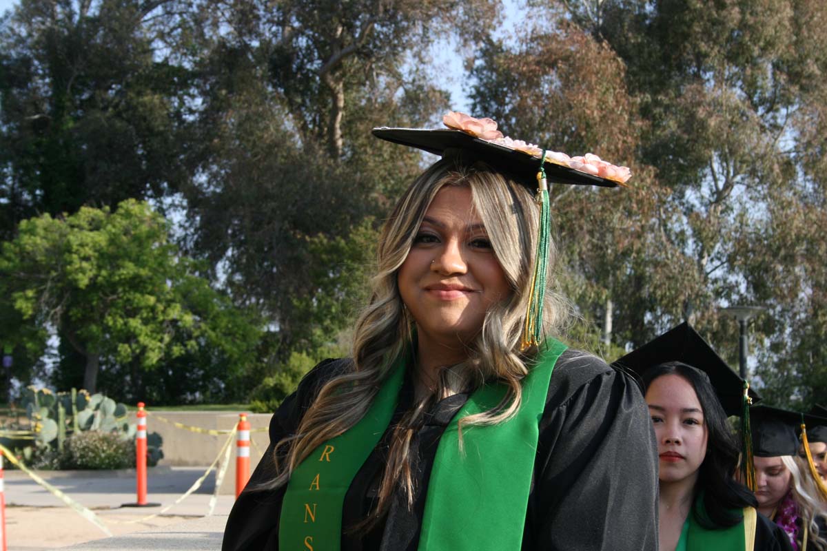 Students at Commencement