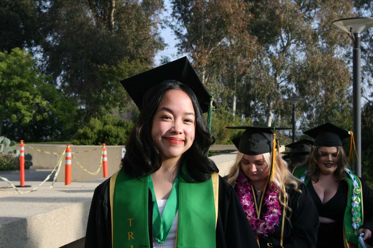 Students at Commencement