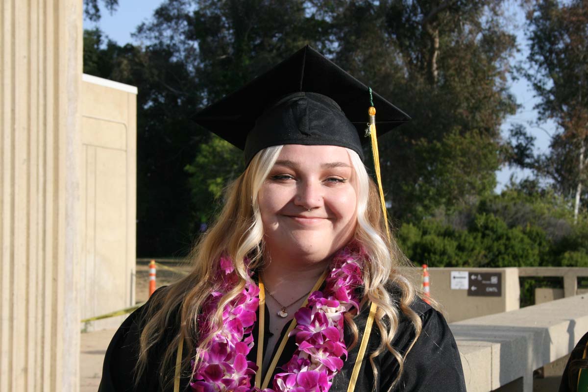 Students at Commencement