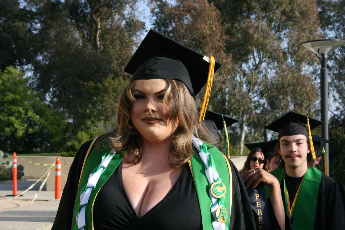 Students at Commencement