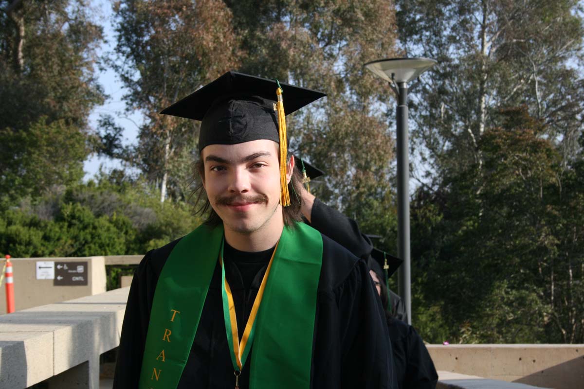Students at Commencement