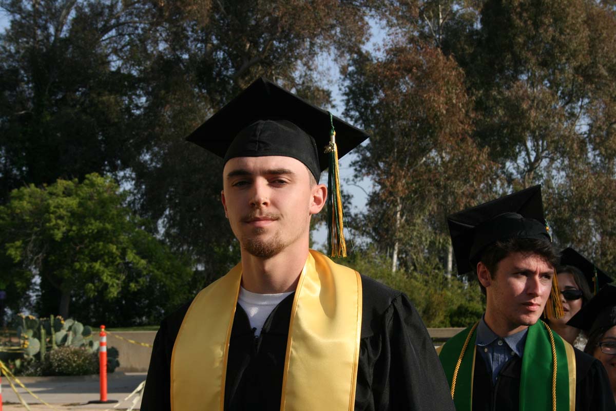 Students at Commencement