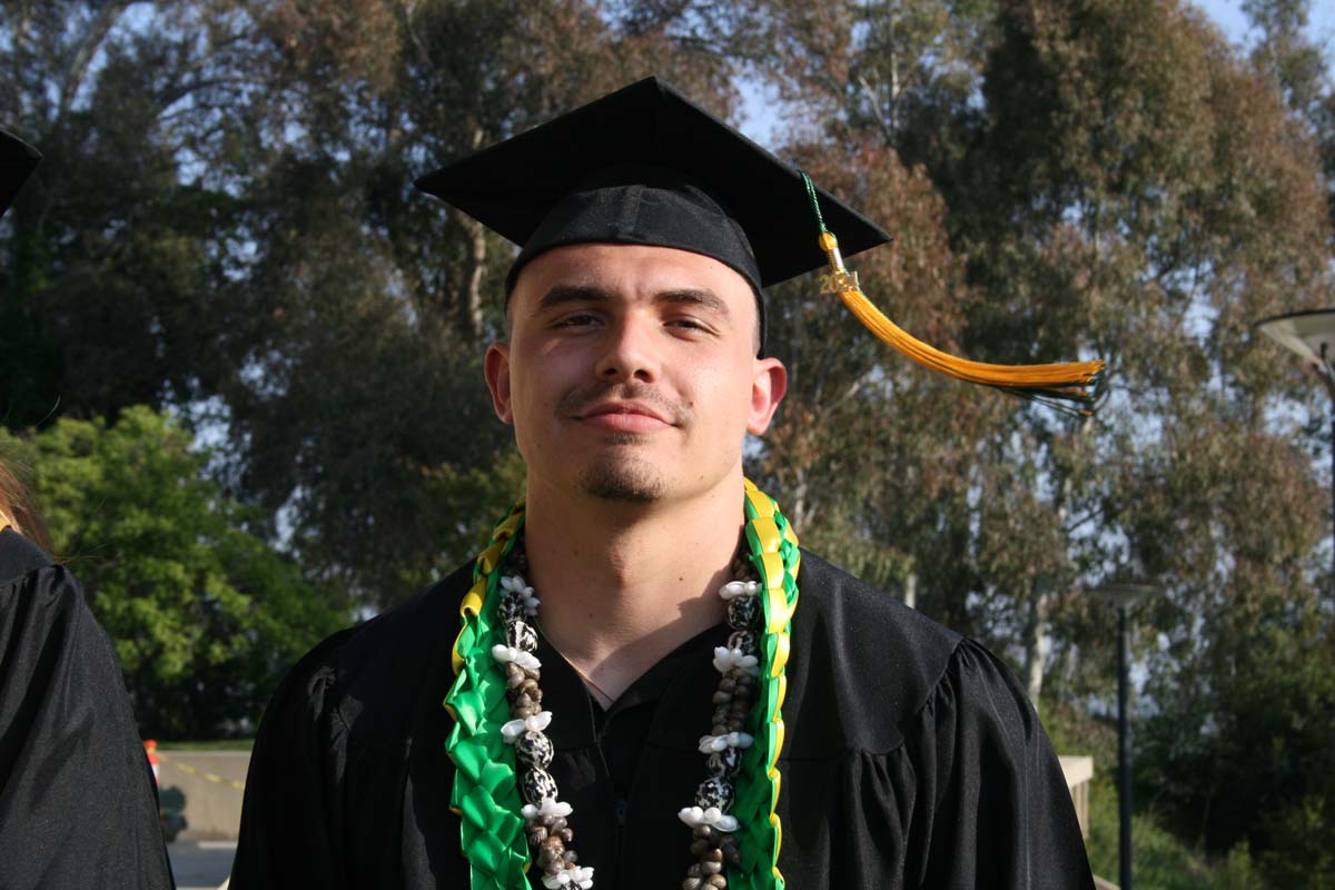 Students at Commencement