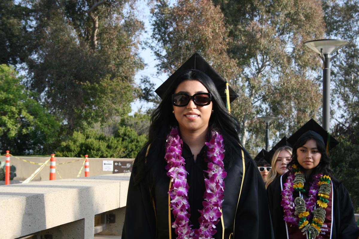 Students at Commencement