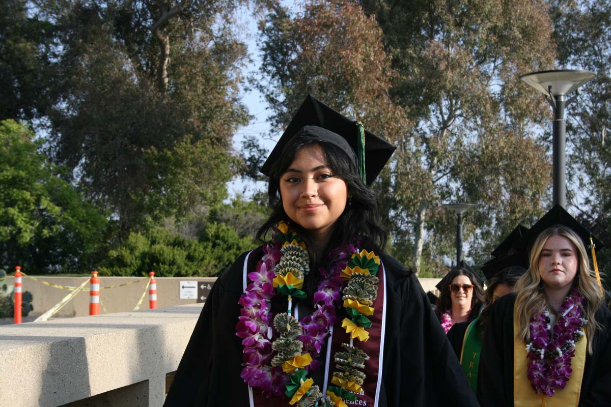 Students at Commencement