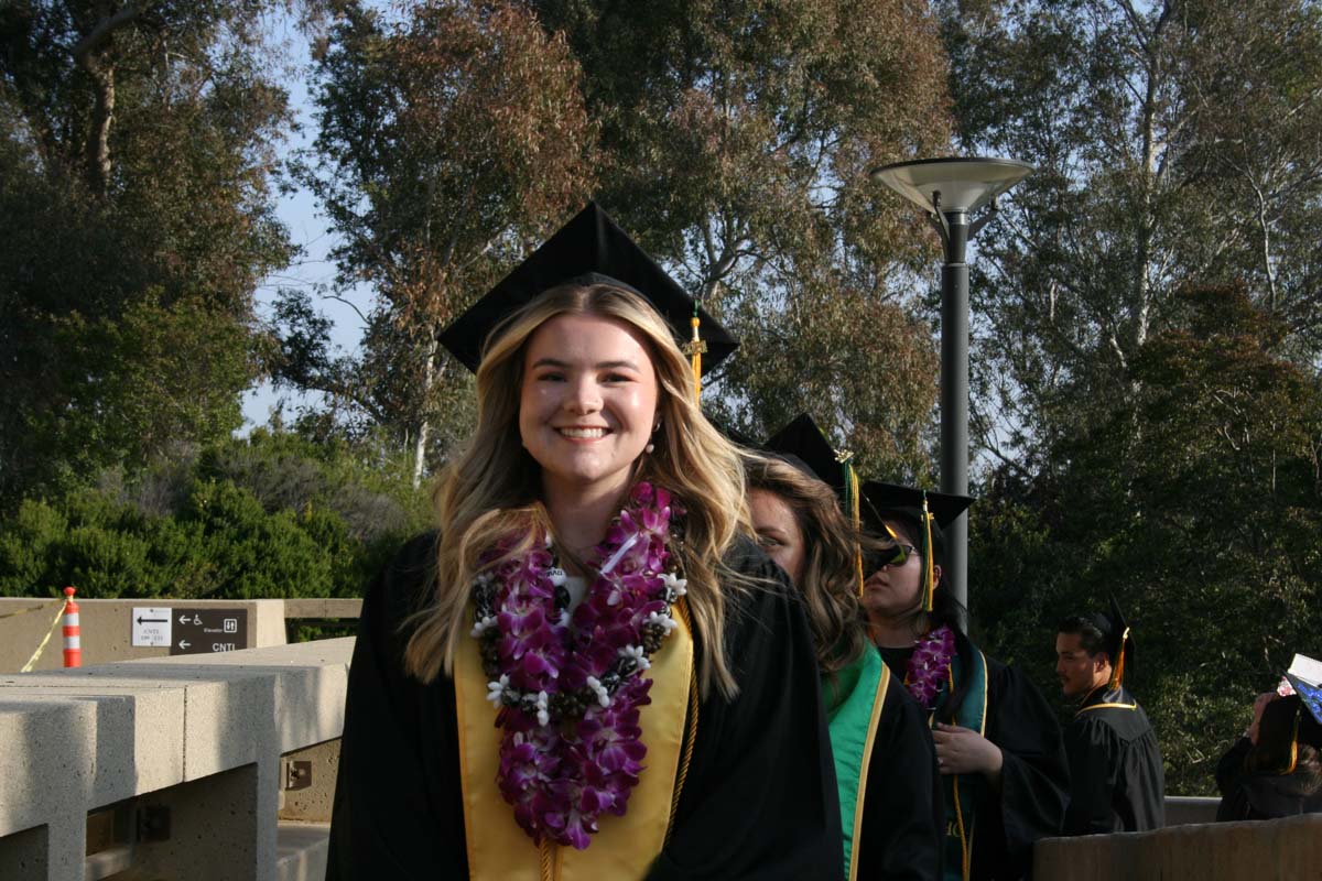 Students at Commencement