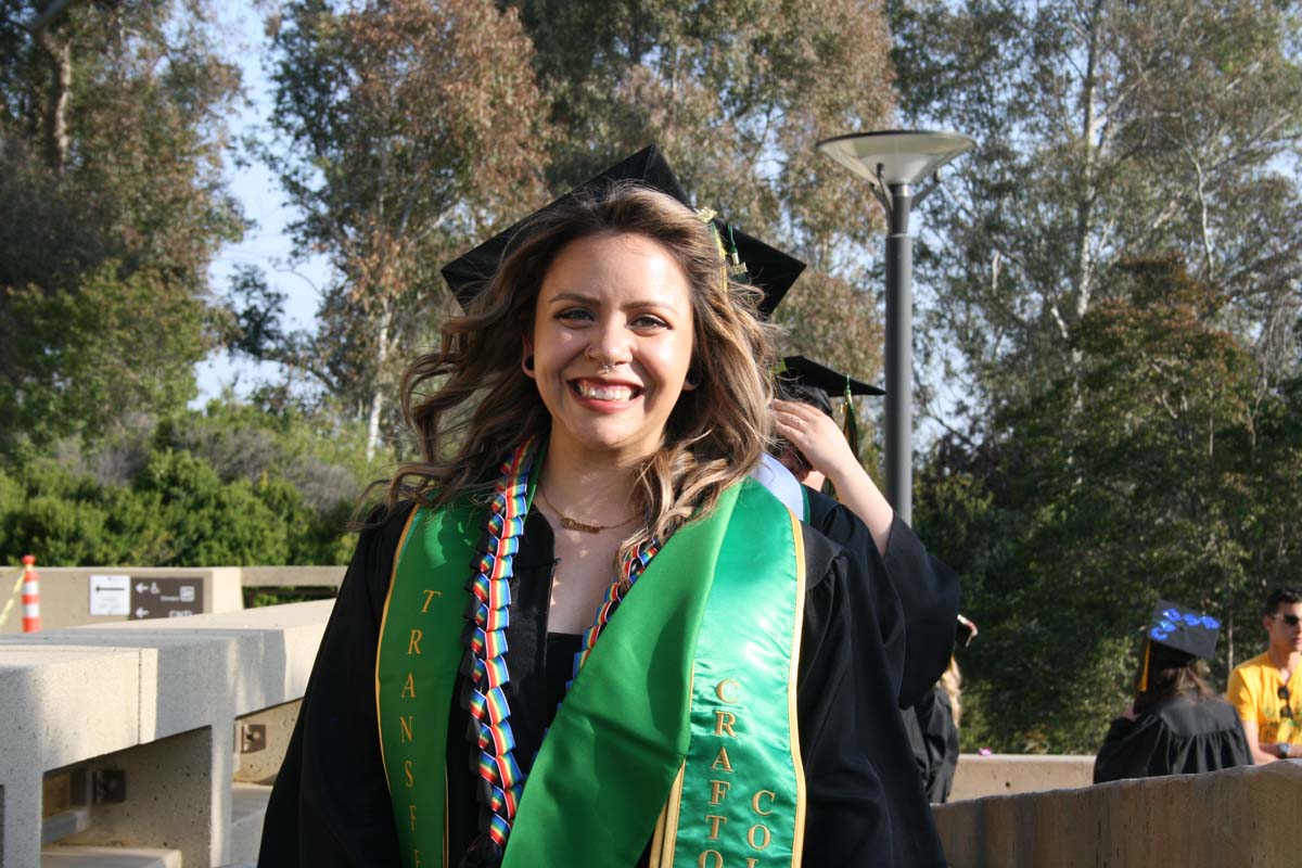 Students at Commencement