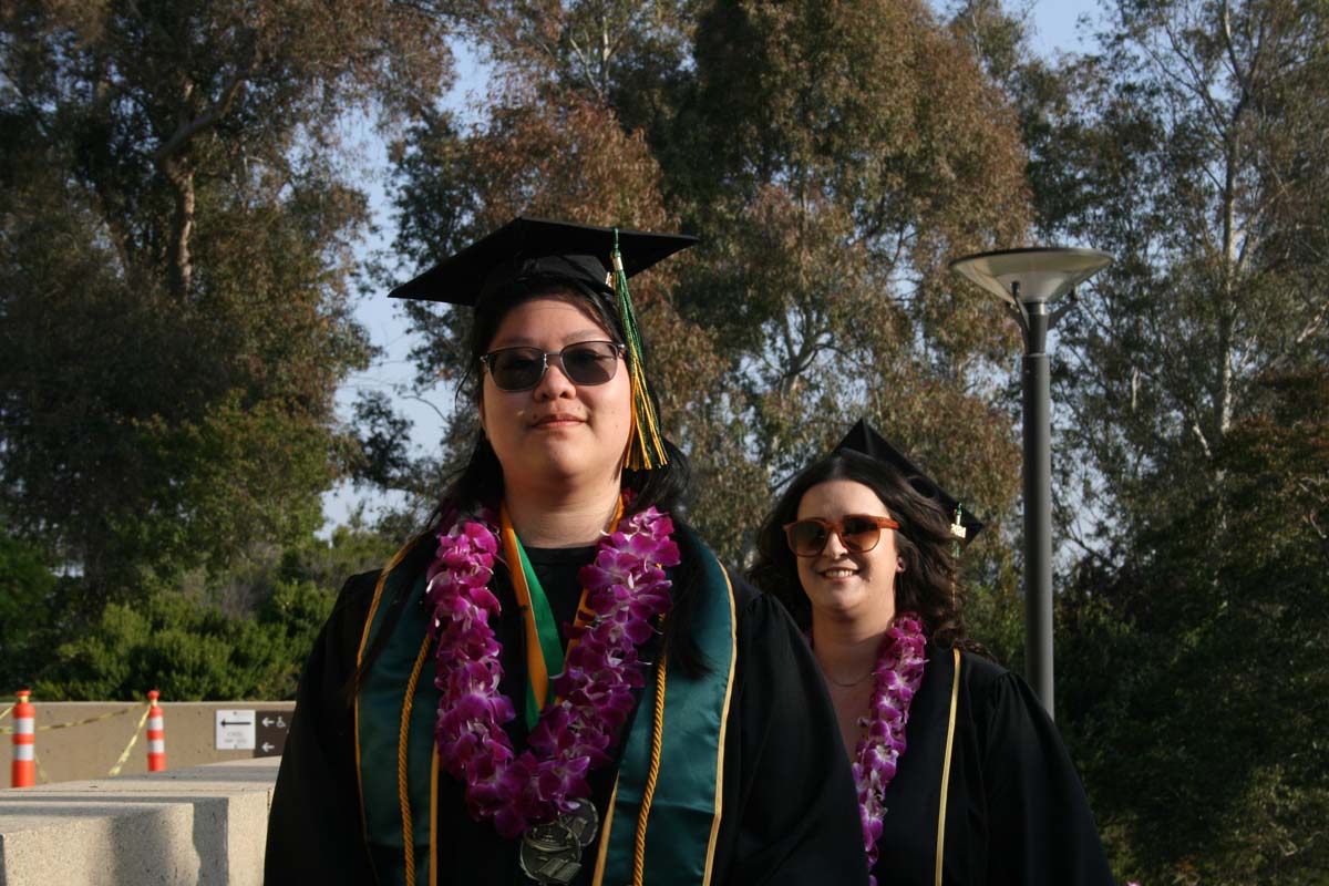 Students at Commencement